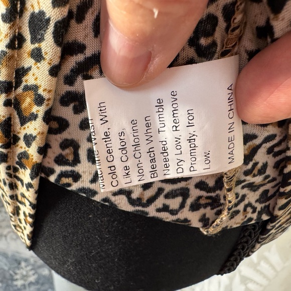 SHEIN Leopard Print Mini Dress with Spaghetti Straps - Picture 9 of 9